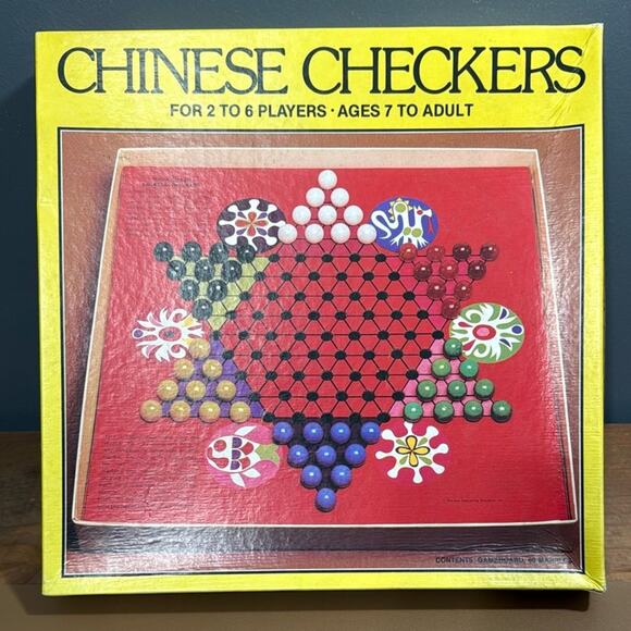 Vintage 1981 Whitman Chinese Checkers board game all pieces included 2-6 players - Picture 12 of 12